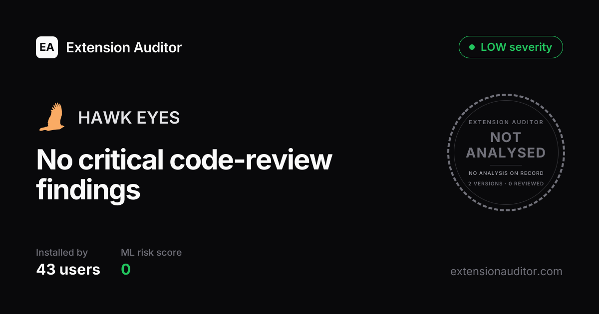 HAWK EYES - Security Analysis