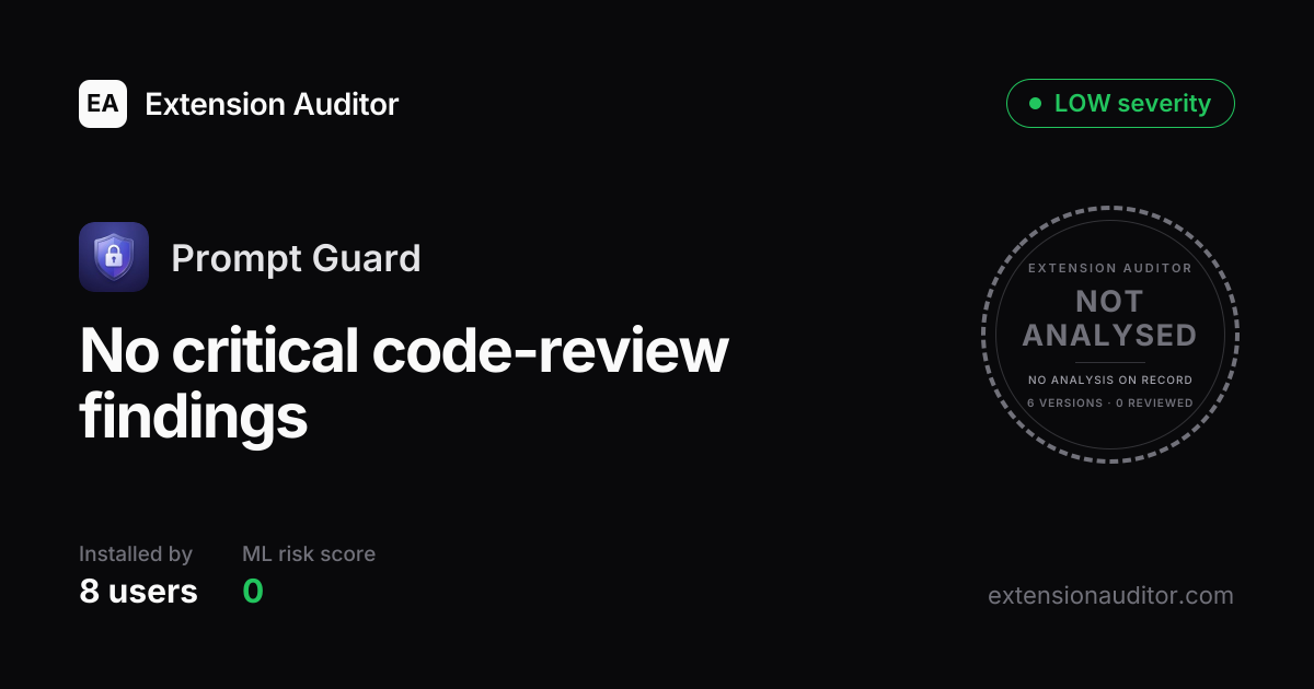 Prompt Guard - Security Analysis