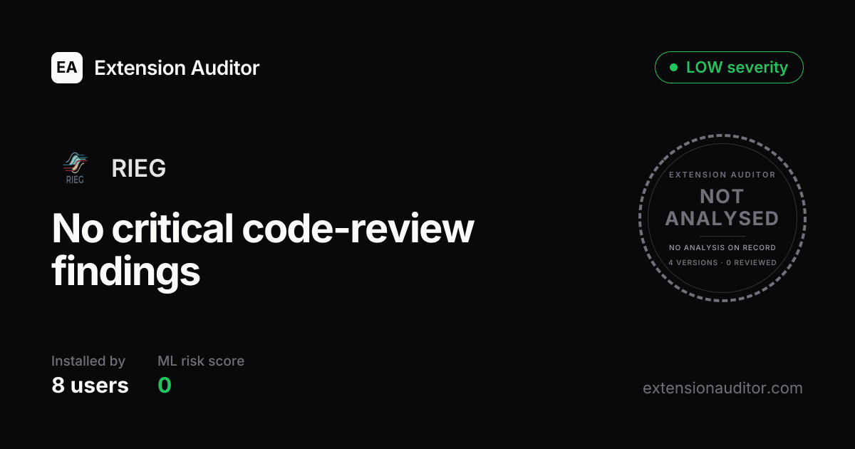 RIEG - Security Analysis